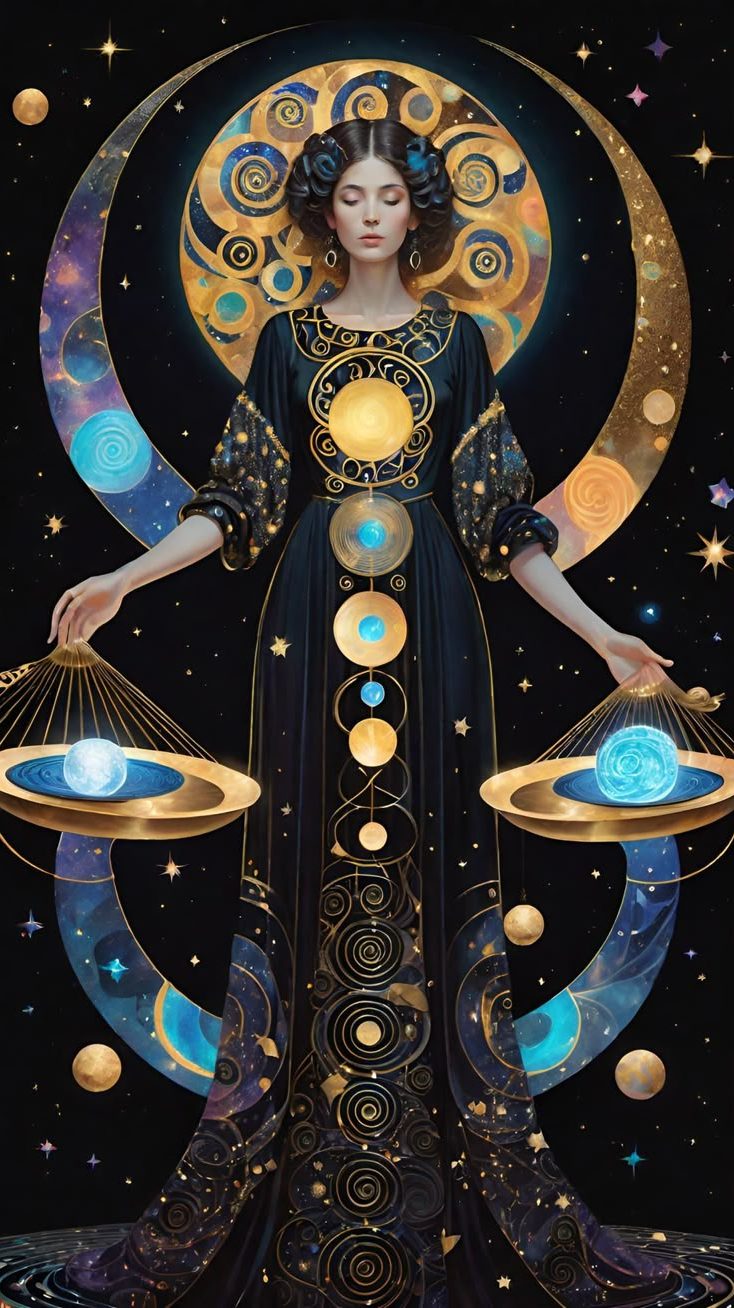 A woman with angel wings adorned in flowers stands against a mountainous background.